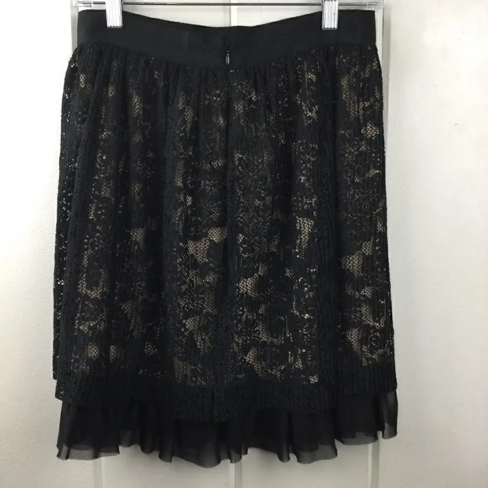 Rachel Rachel Roy Black Lace A-line Skirt - 6‎
